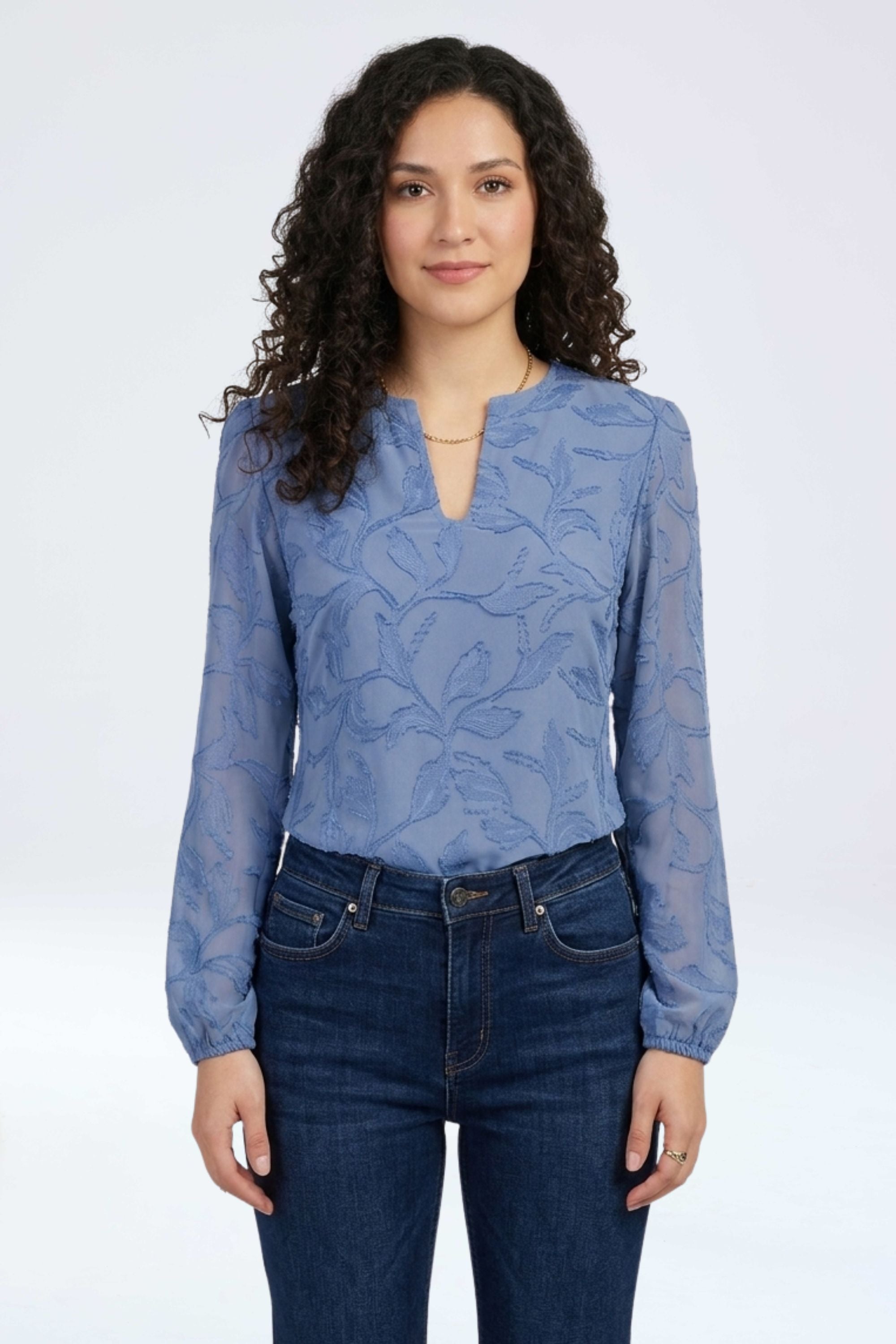 Blusa Raquel Celeste cielo para mujer
