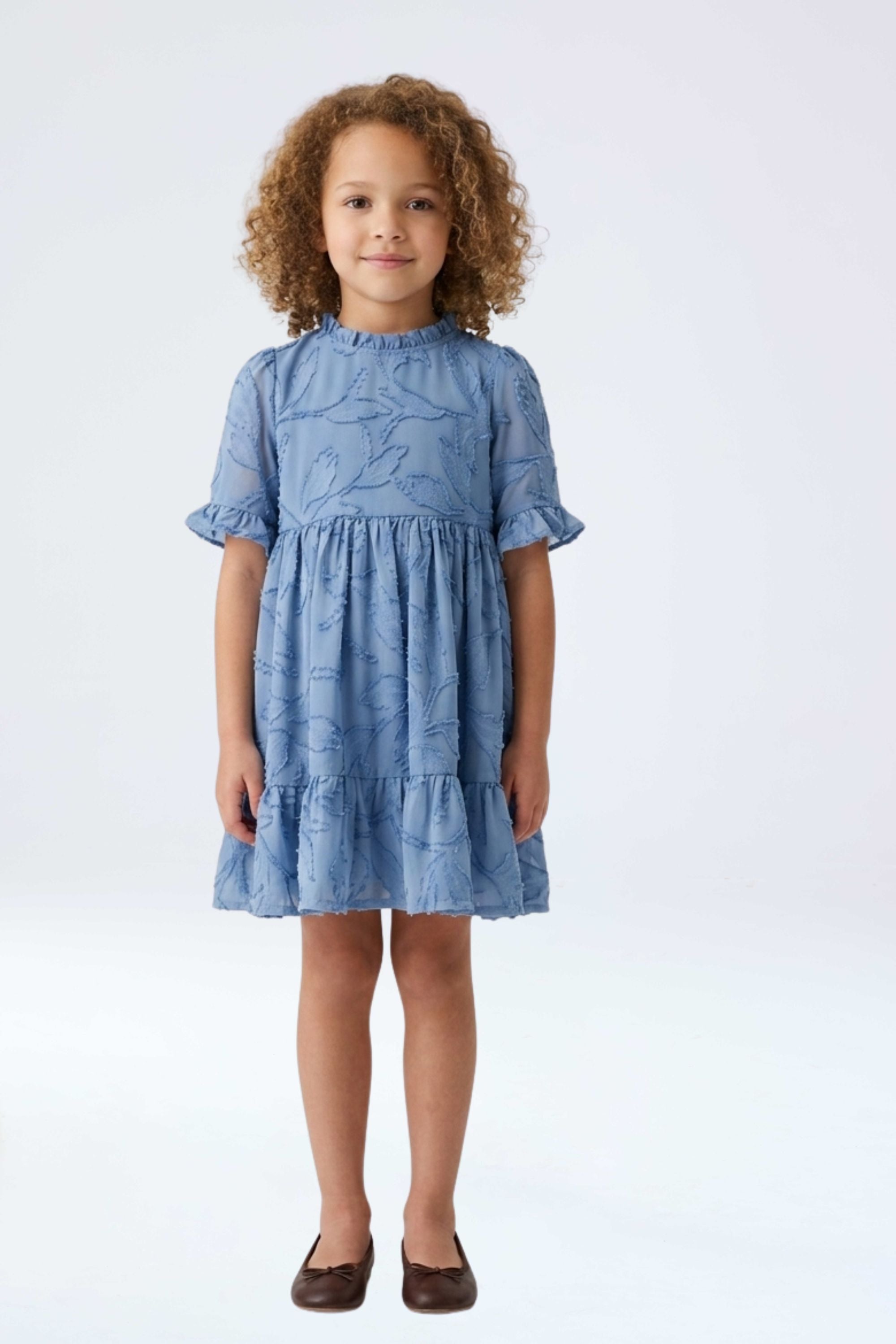 Vestido niña Celeste cielo