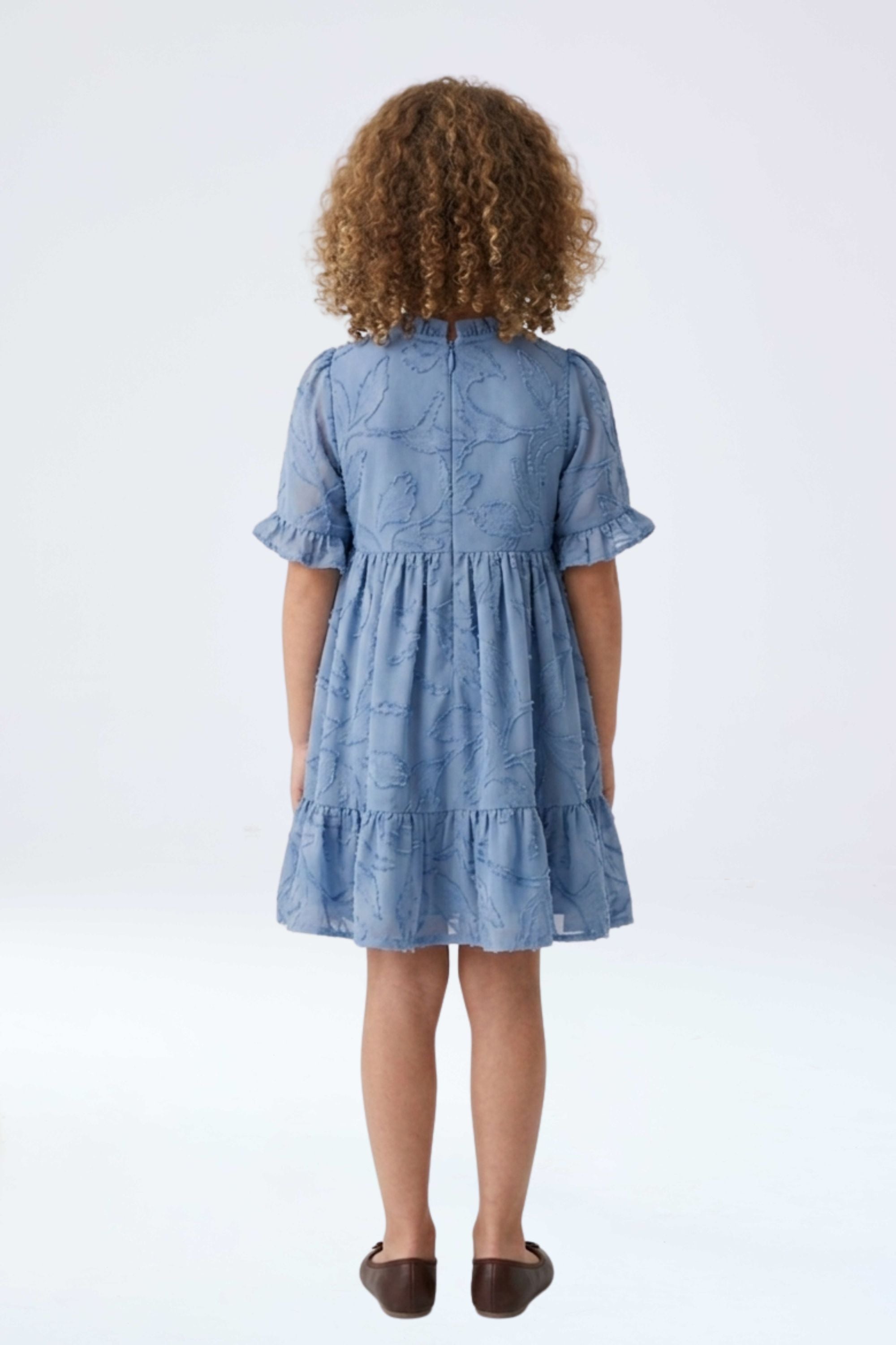 Vestido niña Celeste cielo