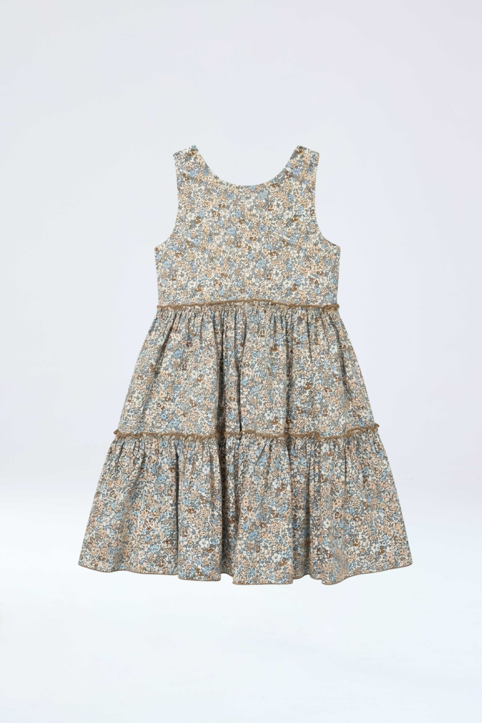 Vestido estampado floreado para niñas
