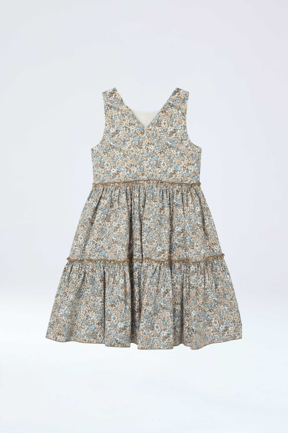 Vestido estampado floreado para niñas