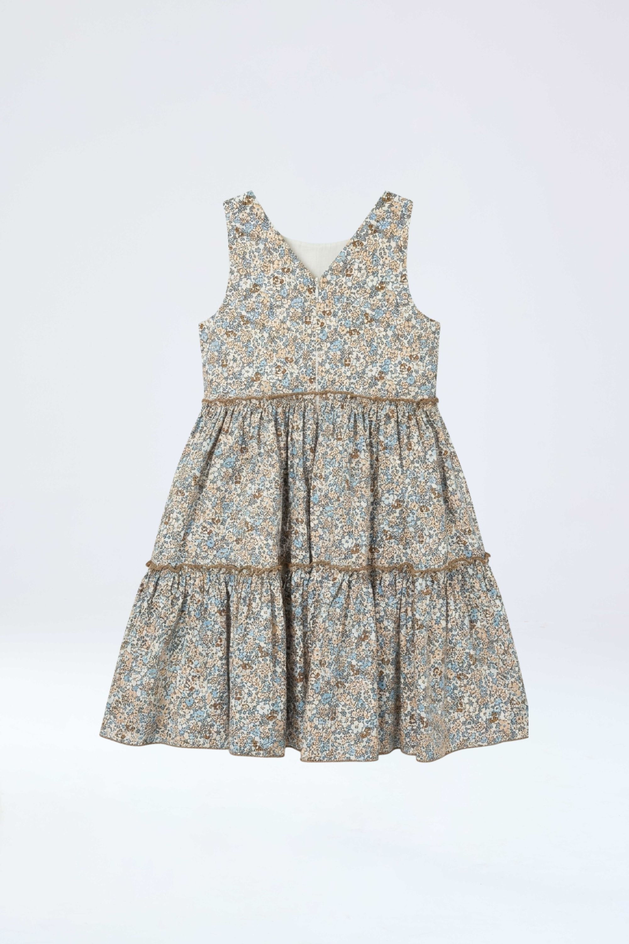 Vestido estampado floreado para niñas
