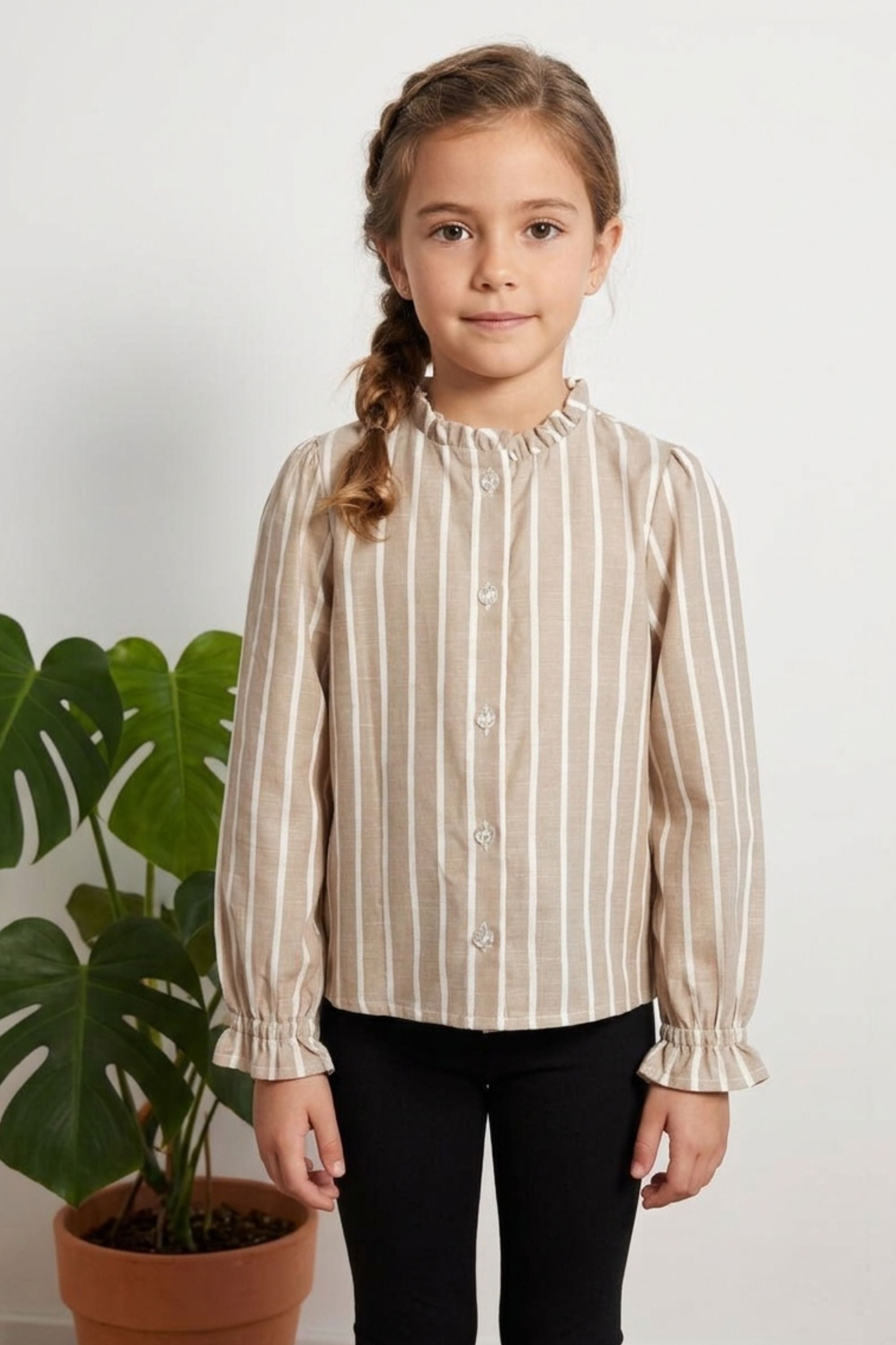Blusa Luisa listada para niñas