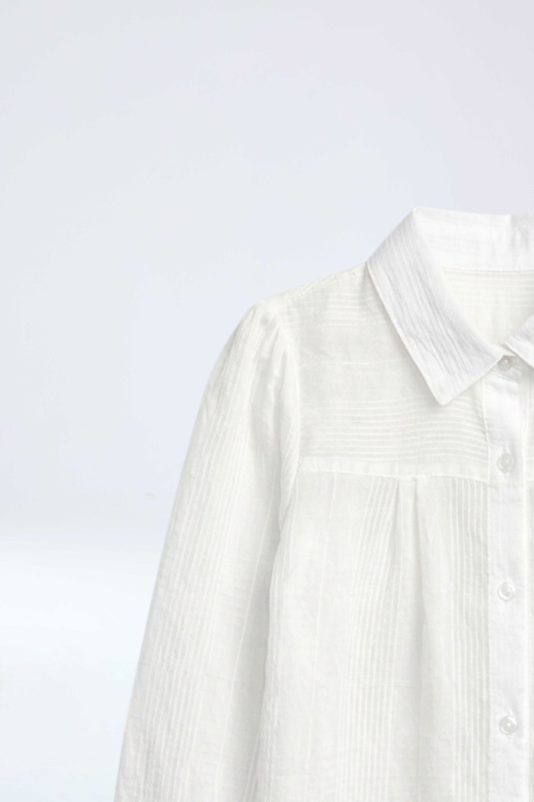 Blusa ivory manga larga niñas