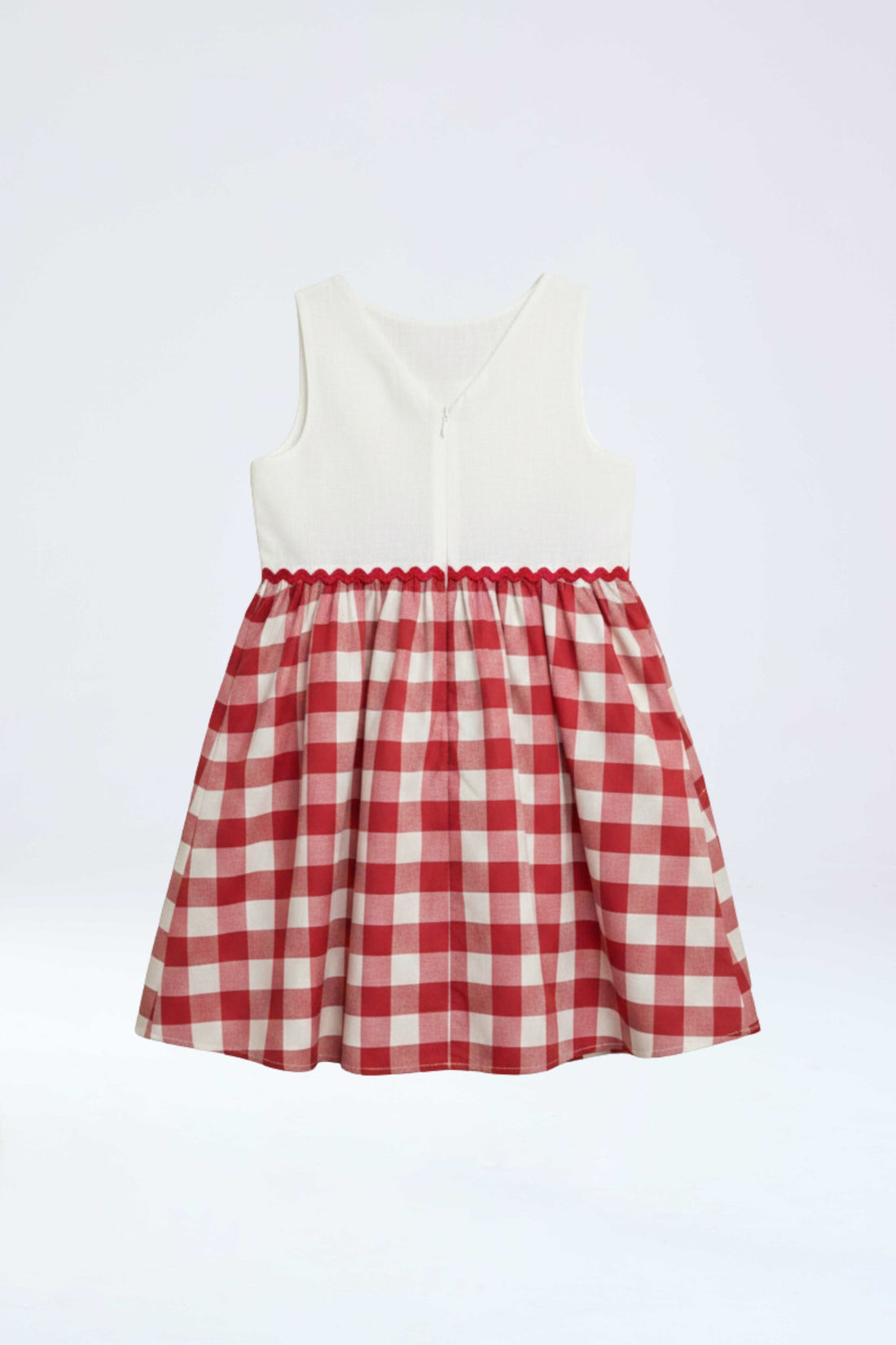 Vestido vichy rojo Niñas