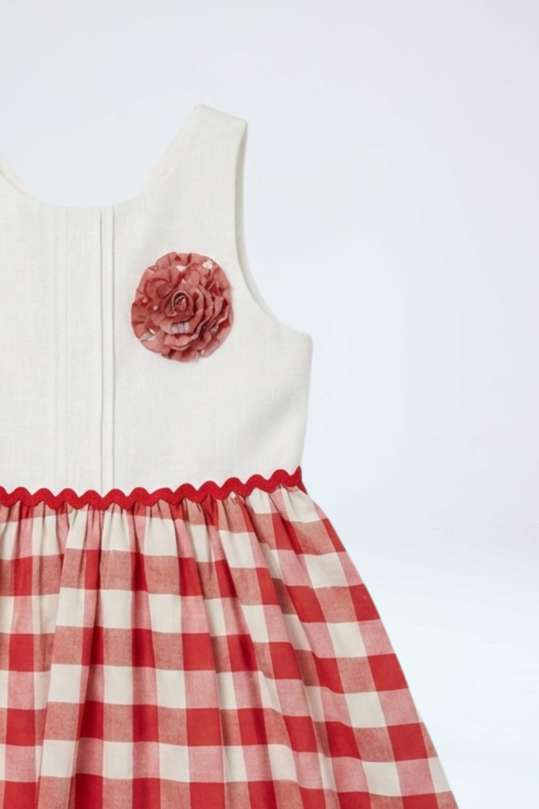 Vestido vichy rojo Niñas